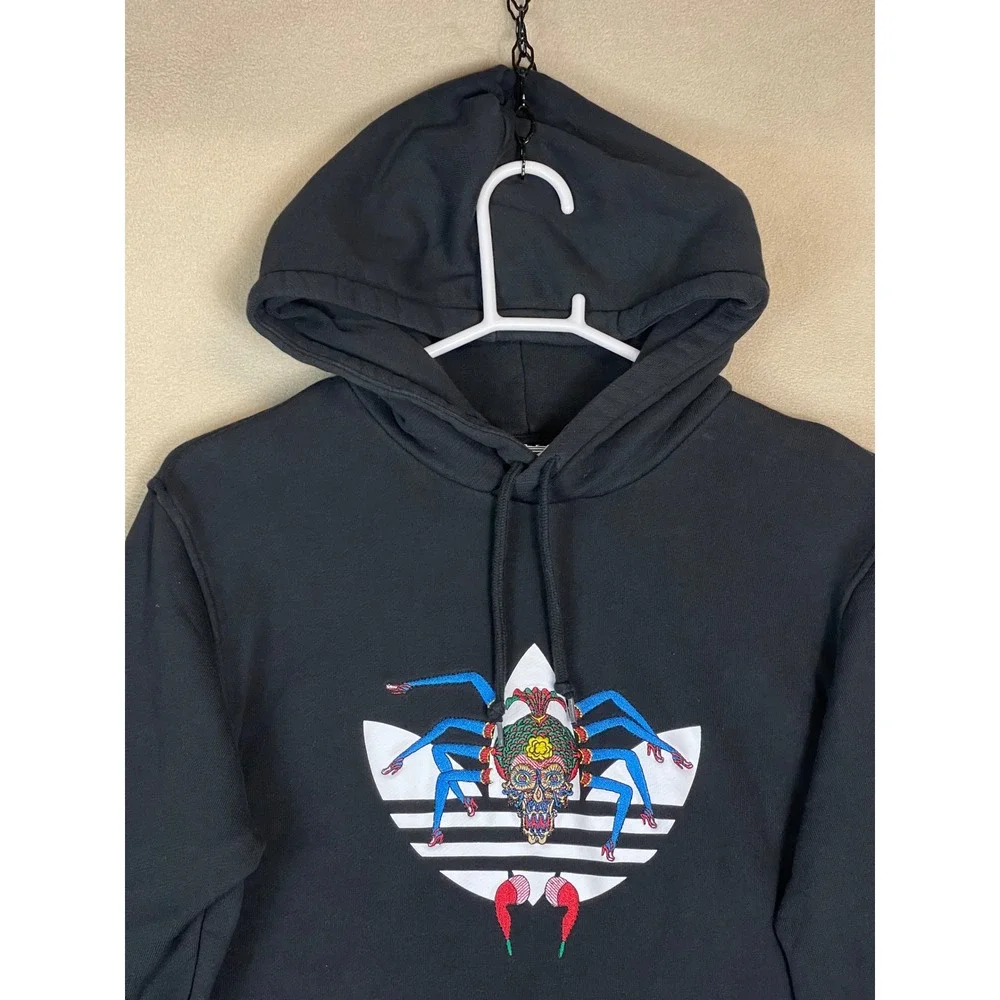 Adidas Reiichi Tanaami Spider Logo Hoodie Black Mens‎ Size Small Collaboration